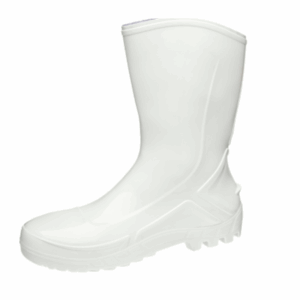 Bota PVC Cano Médio Branca