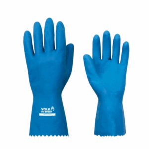 Luva Látex Azul Volk