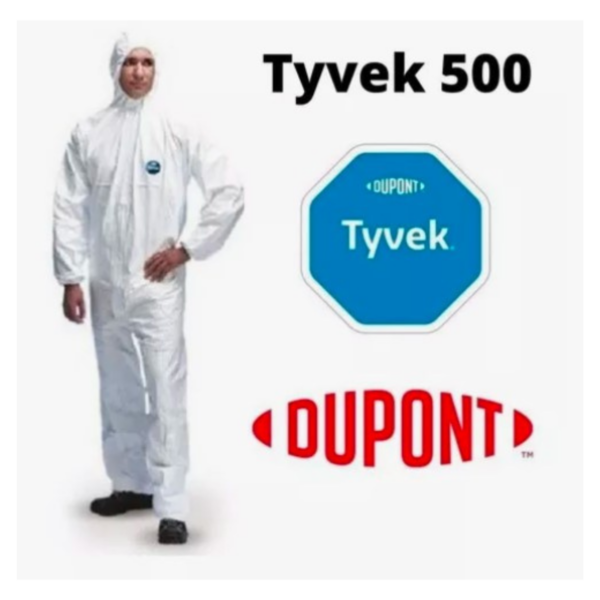 Macacão Tyvek 500 CHF5 Al Branco com Capuz Tam XXG CA: 34187 - Image 2