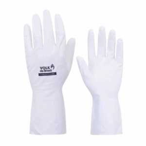 Luva de Segurança Nitrílica Branca Sem Forro 33 Cm Ca16314