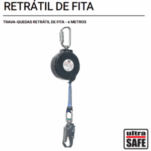 Trava Quedas Retratil Fita 6 Mts